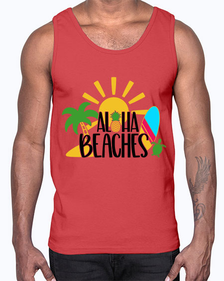 Aloha Beaches Style 55#- summer- Cotton Tank