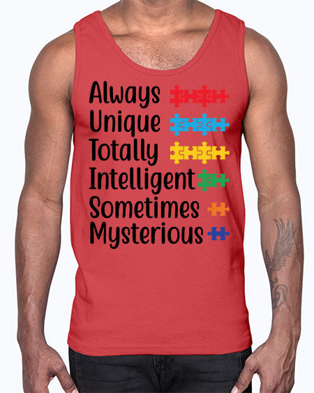 Always Unique Style 42#- autism- Cotton Tank