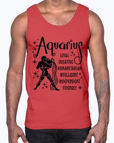 Aquarius 64#- aquarius- Cotton Tank