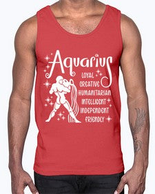 Aquarius 68#- aquarius- Cotton Tank