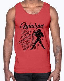 Aquarius 72#- aquarius- Cotton Tank