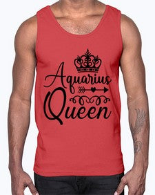 Aquarius queen 74#- aquarius- Cotton Tank