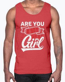 Are you a boy or a girl 2#- video games- Cotton Tank