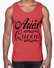 Aries queen 119#- aries- Cotton Tank