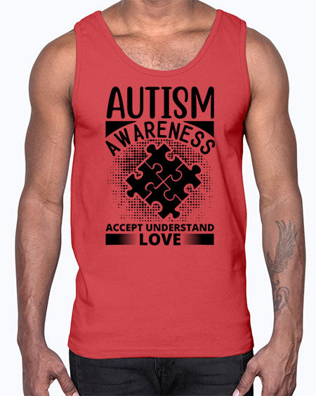 Autism awareness 01#- autism- Cotton Tank