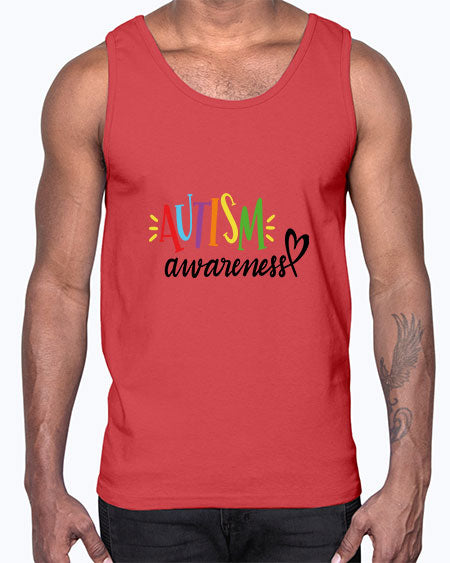 Autism awareness 5442#- autism- Cotton Tank