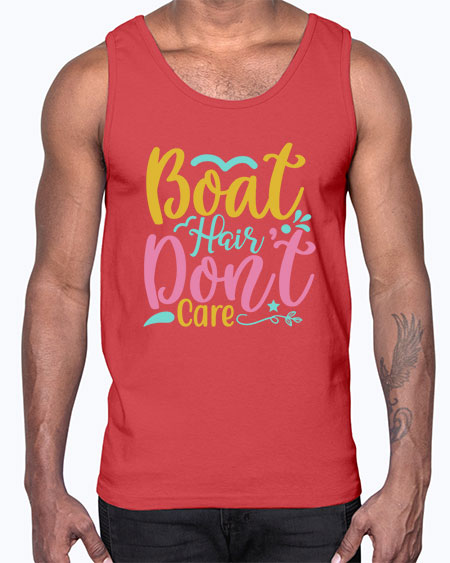 BOAT HAIR DONT CARE Style 68#- summer- Cotton Tank
