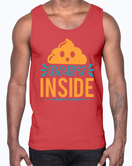 Baby Inside Style 26#- baby shower- Cotton Tank