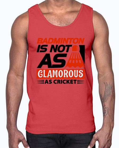 Badminton is not as 1451#- badminton- Cotton Tank