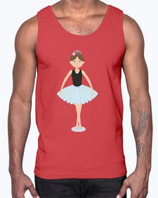 Ballerina 54#- ballet- Cotton Tank