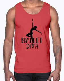 Ballet diva 69#- ballet- Cotton Tank