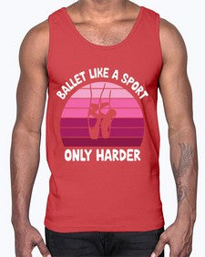 Ballet like a sport only ballet 74#- ballet- Cotton Tank
