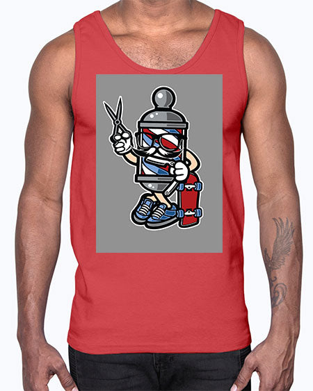 Barber Skater589#- barber- Cotton Tank