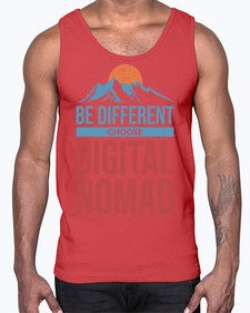 Be Different Choose Digital Nomad 28#- internet- Cotton Tank