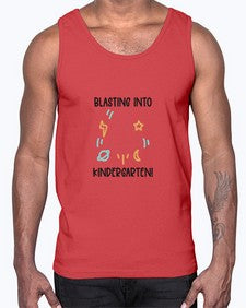 Blasting into kindergarten 24#- kindergarten- Cotton Tank
