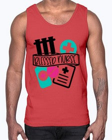 Blessed Nurse Style Style 627#- nurse- Cotton Tank