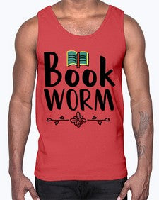 Book Worm 27#- librarian- Cotton Tank