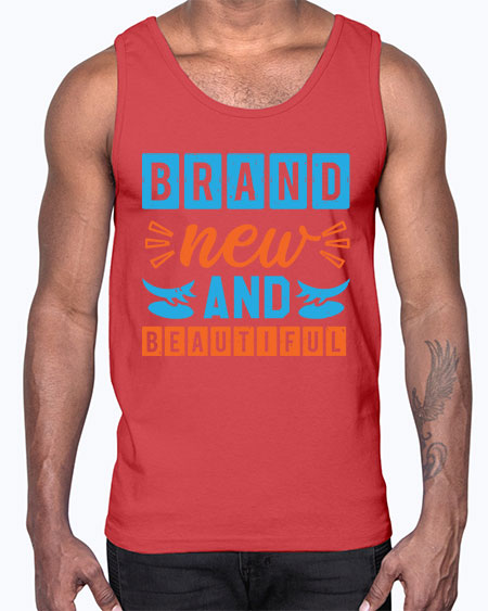 Brand New and Beutiful Style 47#- baby shower- Cotton Tank