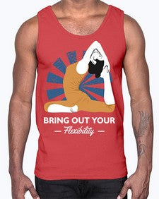 Bring Out Your Flexibility 185#- yoga- Cotton Tank