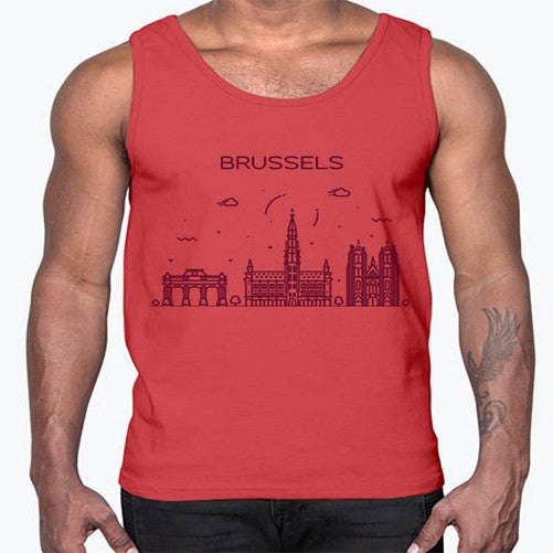 Brussels 506#- cities- Cotton Tank