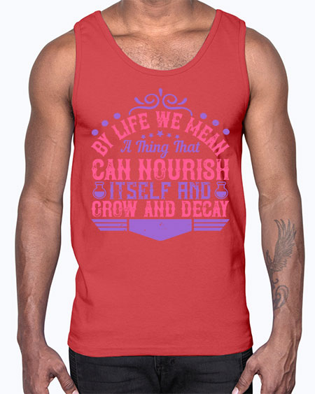 By life we mean a thing that can nourish itself and grow and decay 308#- general science- Cotton Tank