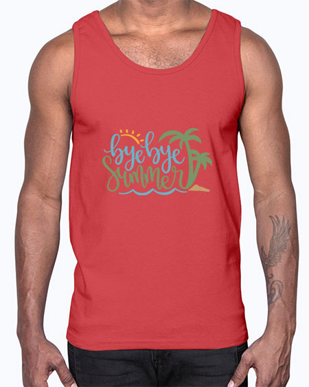 Bye bye summer 102#- summer- Cotton Tank