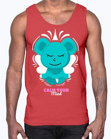 Calm Your Mind 189#- yoga- Cotton Tank