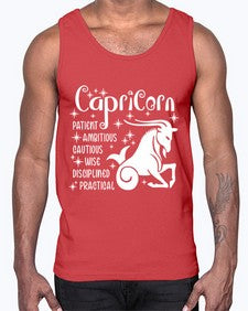 Capricorn 186#- capricorn- Cotton Tank