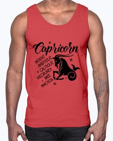 Capricorn 188#- capricorn- Cotton Tank