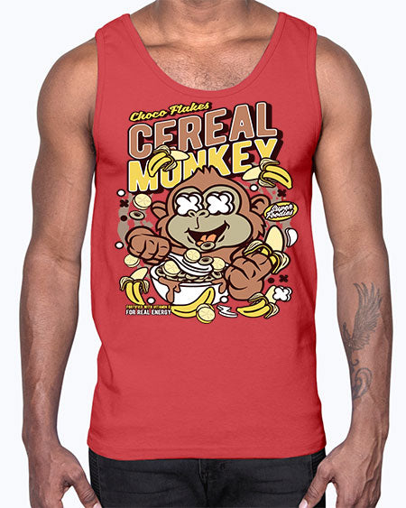 Cereal Monkey- monkey- Cotton Tank
