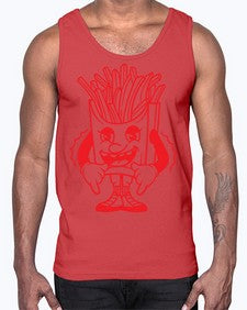 Charming friends 74#- cartoon food- Cotton Tank