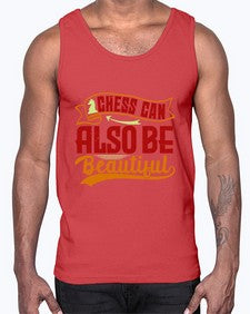 Chess can also be beautiful 65#- chess- Cotton Tank