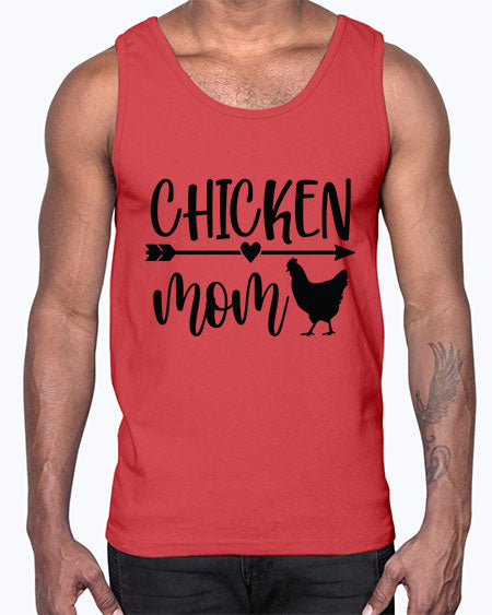 Chicken Mom- chicken- Cotton Tank