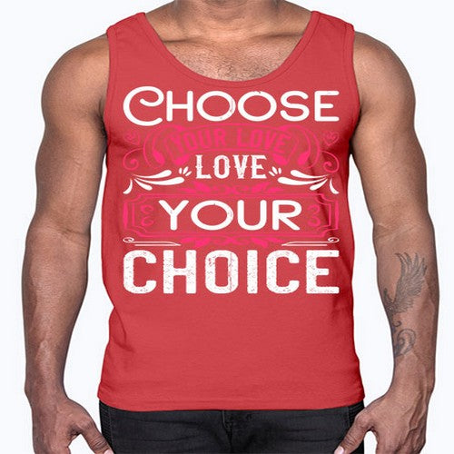 Choose your love Love your choice Style 4#- dogs- Cotton Tank