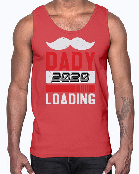Dady Loading Style 70#- baby shower- Cotton Tank