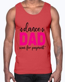 Dance dad scan for payment 86#- ballet- Cotton Tank