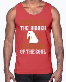 Dance is the hidden language of the soul 10#- dance2- Cotton Tank