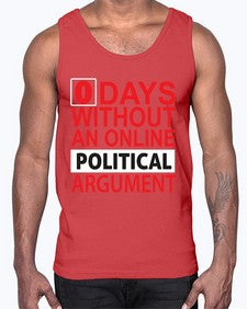 Days Without an online 80#- internet- Cotton Tank