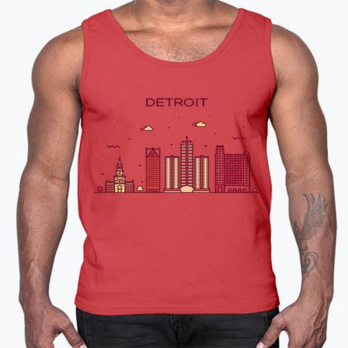 DetroitMI 665#- cities- Cotton Tank