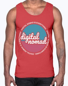 Digital Nomad is Everything 21#- internet- Cotton Tank