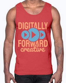 Digitally Forward Creative 17#- internet- Cotton Tank