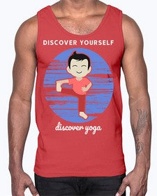 Discover Yourself Discover Yoga 199#- yoga- Cotton Tank
