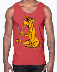 dog 107#- dogs- Cotton Tank