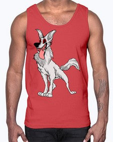 dog 109#- dogs- Cotton Tank