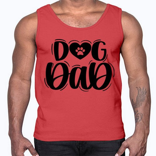 Dog Dad Style 30#- dogs- Cotton Tank
