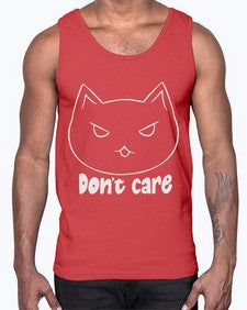 Dont Care- cats- Cotton Tank