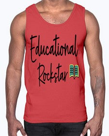 Educational Rockstar 46#- teacher- Cotton Tank
