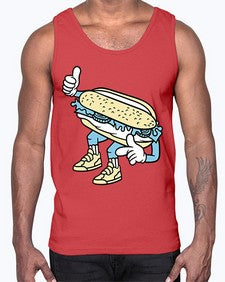 Enjoy bite me 119#- cartoon food- Cotton Tank