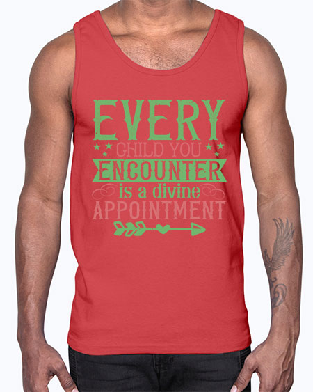 Every child you encounter is a divine appointment Style 76#- kids- Cotton Tank