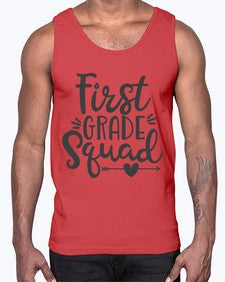 First Grade Squad 156#- first grade- Cotton Tank